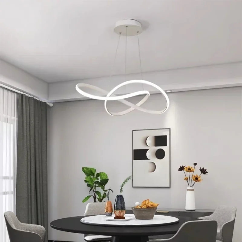 Circular Ceiling Chandelier, Living Room, Dining Room, Bedroom, Hotel Chandelier, Dining Table, Fashionable Warm Light Fixture