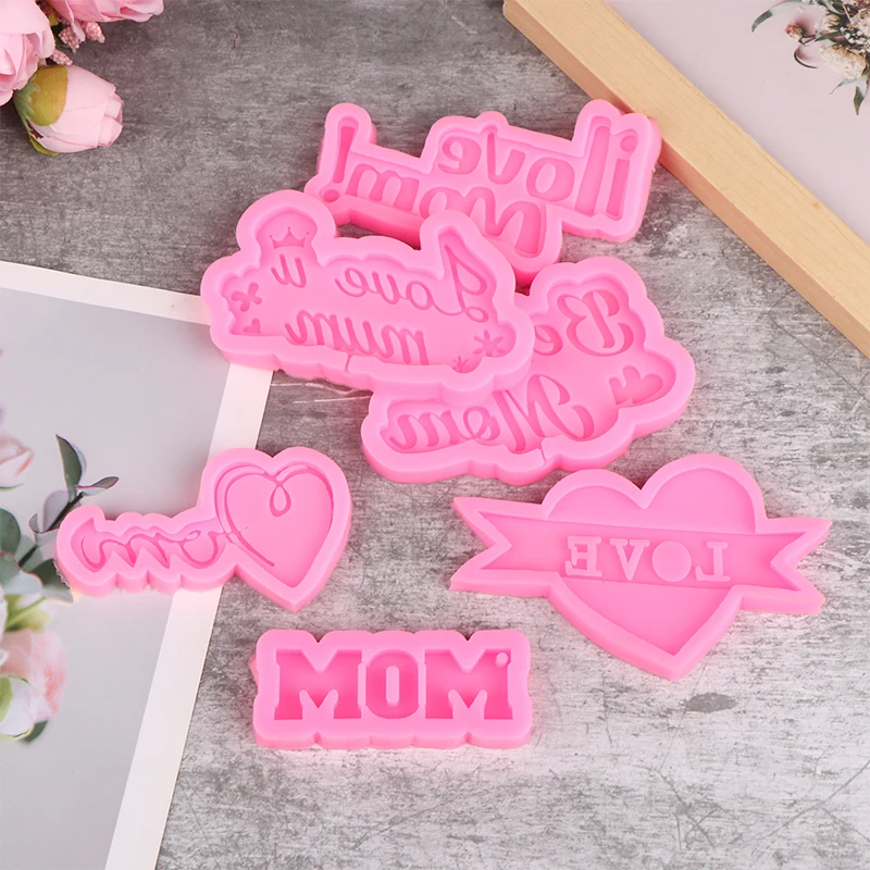 1Pc Mother\'s Day Silicone Mold Family Love Cake Decoration Mother Gift Fondant Chocolate DIY Kitchen Baking Fudge Tool