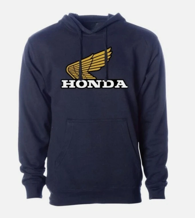 

Толстовка с логотипом Honda, осенне-зимняя мужская и женская уличная одежда, повседневная толстовка с капюшоном для мотоцикла...