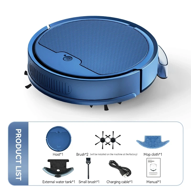 2024 New Automatic Sweeping Robot Vacuum Cleaner APP Control Water Tank Sweep And Wet Mopping Vacuum Clean Intelligent Robot