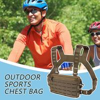 Chest Bag Chest Pouch For Men Anti-Theft Pouch Quick-Release Holder Purse For Workout Traveling Biking Fishing Motorcycle