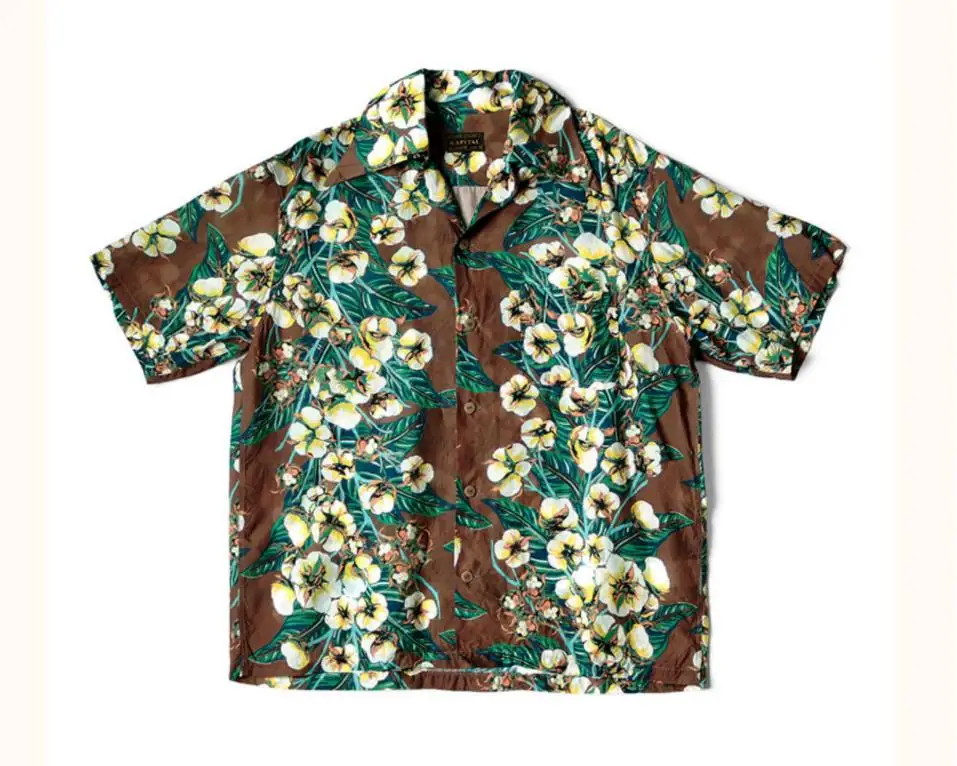 2024 KAPITAL Unisex full print casual short sleeved shirt TX1756
