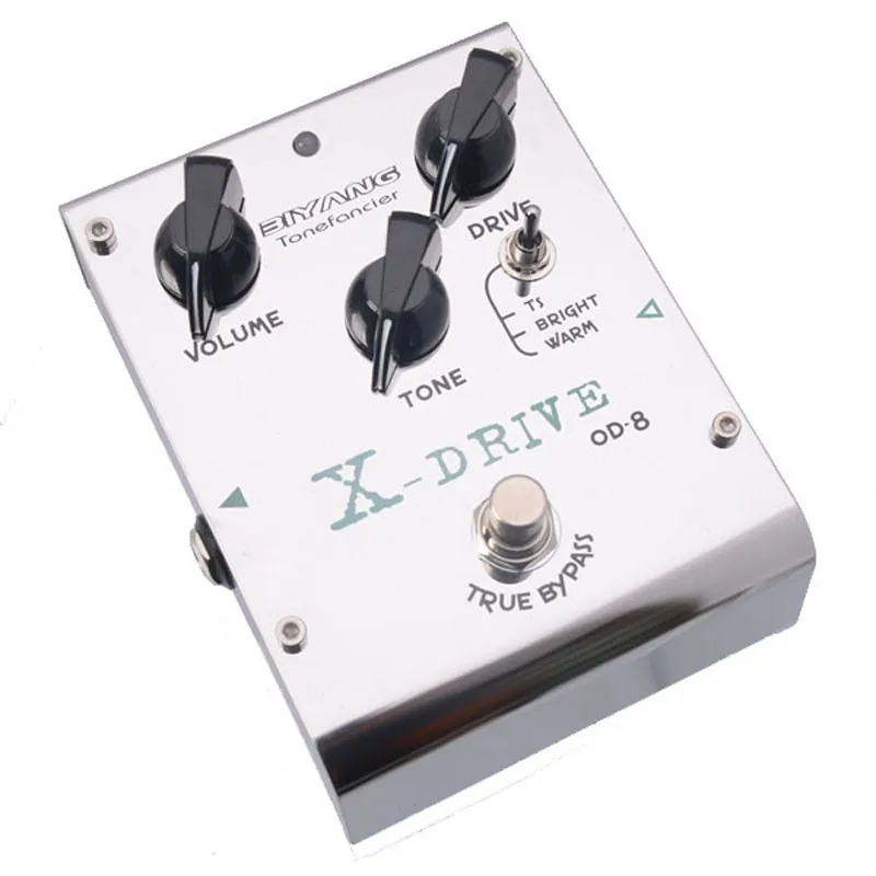 Biyang ToneFancier Serie OD-8 Guitar Bass Effects Pedal X Drive Distortion  Effect guitar pedal True Bypass with pedal connector