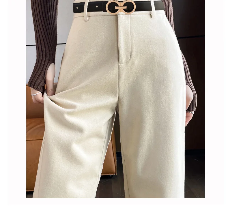 Neuer Stilvoller Glatter Schnallen-Ledergürtel für Damen, Koreanischer Stil Eleganter Vielseitiger Trendiger Premium-Rindsleder-Hosengürtel – Detail 7
