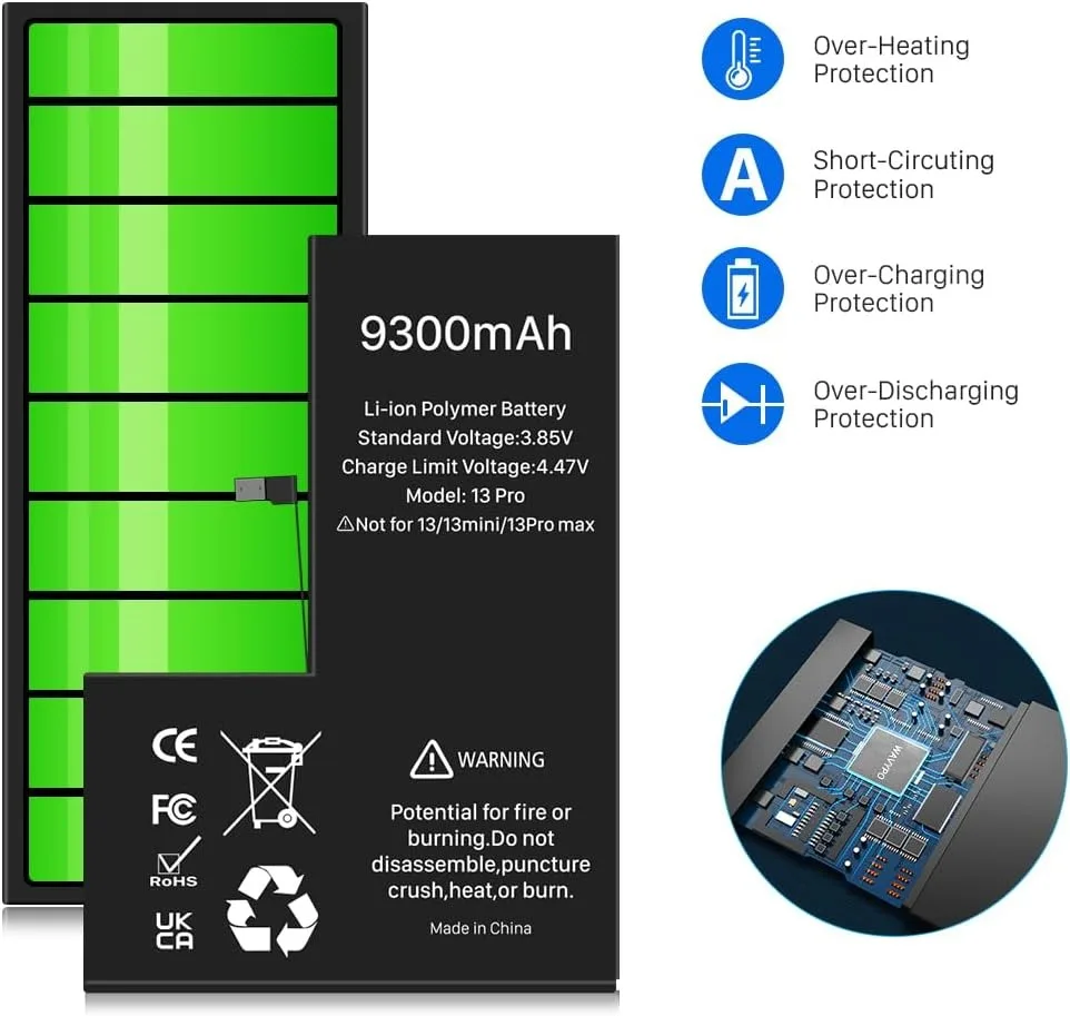 Batterie de téléphone haute capacité pour Apple avec outils, iPhone SE 2 4 5S 6 6s 6p 6sp 7 7p 8 Plus x xr xs Max 11 12 13 Pro