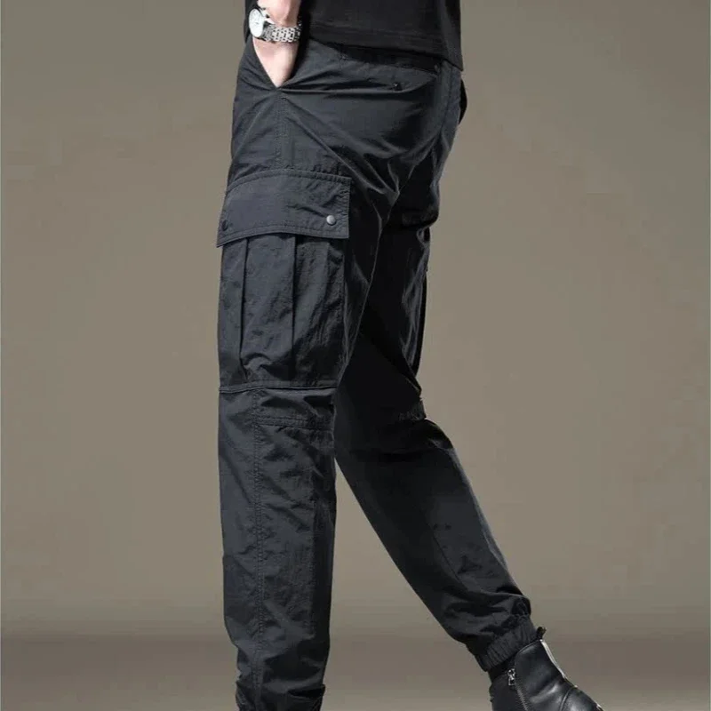 Men's Cargo Pants Multi Pocket Spring Summer High Quality Multipockets Male Trousers Baggy Korean Style Luxury New In Slacks Emo