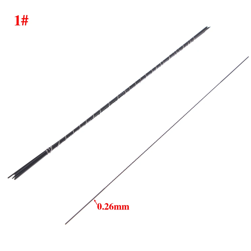 12Pcs/Set Durable 130mm Fine-toothed Scroll Thickness 1#-6# Saw Blades Power Tools U Shape Pull Pull Saw