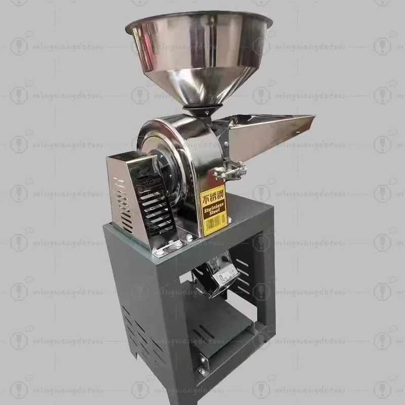 

150-250kg/h Commercial Dry Food Powder Miller Stainless Steel Herb Grain Spice Powder Grinder High Speed Flour Powder Machine
