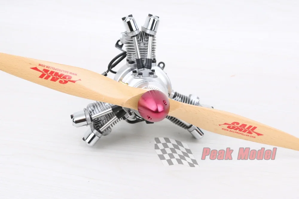 Aluminum Prop Adapter Nut / Metal Anodized  Paddle Head / Spinner For OS SAITO YS DLE RCGF NGH Engines