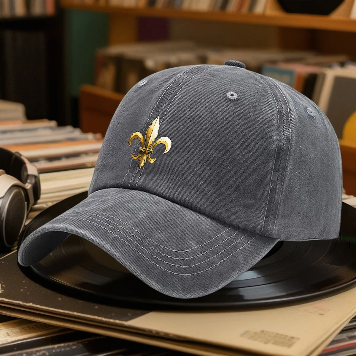 Fleur De Lis Peaked Strong'S Intricate Golden Original Design Protection Wo Baseball Cap Hat Retro Classic Outdoor Enthusiasts J