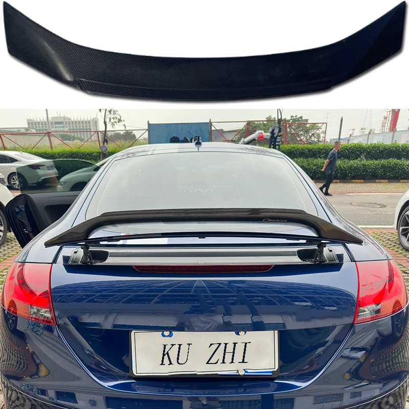 

For 2008-2014 Audi TT TTS TTRS MK2 100%Real Carbon Fiber Highquality Rear Spoiler Trunk Lid Diffuser Caractere Style