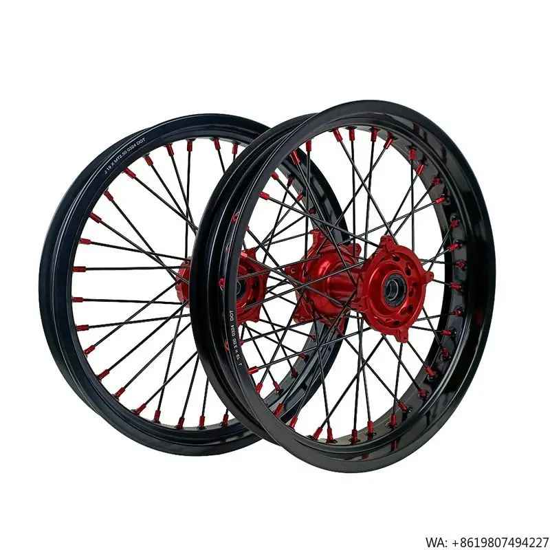 

CR CRF CRFX Flat Track Wheel Front 19 2.5 Rear 19 3.0 Wheels Set for CR125R/250R CRF250R CRF250X/450X CRF450R