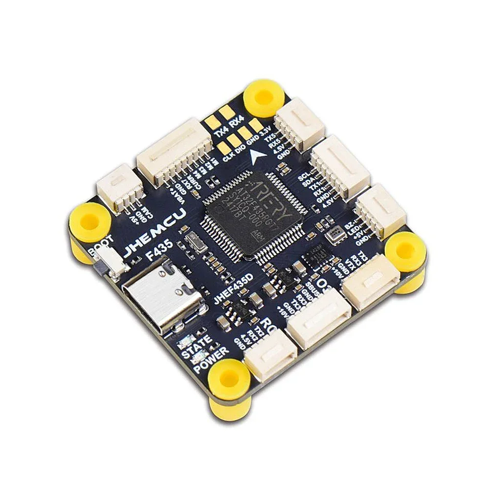 JHEMCU-Contrôleur de vol pour importateur RC FPV, ICSafe2688P, prise en charge OSD GPS W, boîte noire, baromètre 16 Mo, SPL06, 3-6S, 30.5mm x 4mm, GF30F435