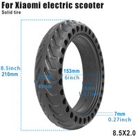 Durable Solid Tire for Xiaomi M365 Pro Electric Scooter Mijia Mi 1S Pro 2 Essential Scooter 8.5 inches Rubber Tyre 8.5'' Wheel