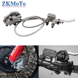 Motorcycle Front Rear Disc Brake Assembly For HONDA CR CRF CRFX 125 250 450 Pit Dirt Bike Hydraulic Brake Caliper Cylinder