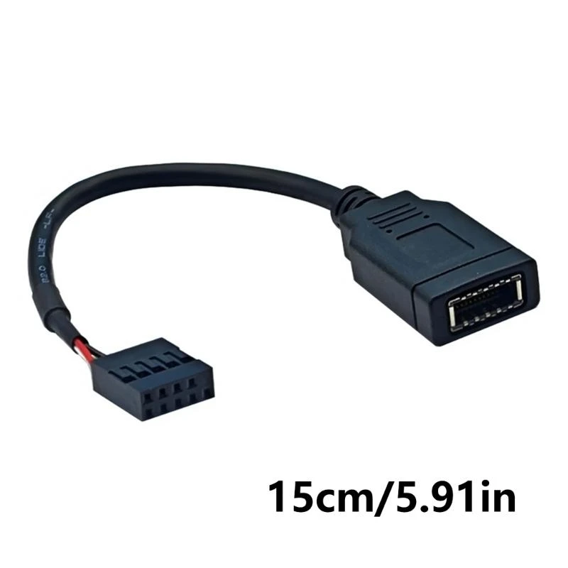 Type E Adapter Cable 9PIN USB To Front Type C Connectors 9Pin to Type E Motherboard Header For Seamlessly Integration