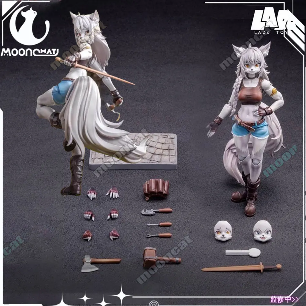

In Stock Ladotoys Era-001 Liya-Alopex Fix Ver. Model Toys Collectible 1/12 Fox Beautiful Girl Repairer Liya Action Figure Toys