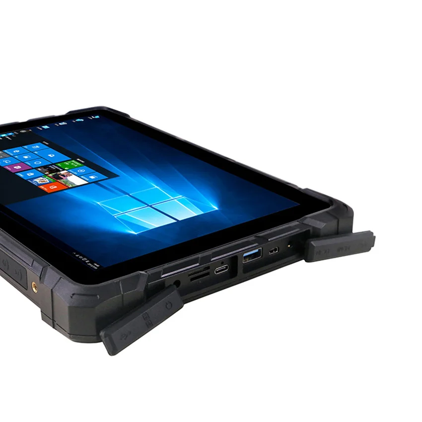 10.1 Inch Windows Pro Rugged Tablet 8GB RAM 128GB ROM Intel N4120 CPU IP67 HDMI 4G LTE WiFi RS232 RJ-45