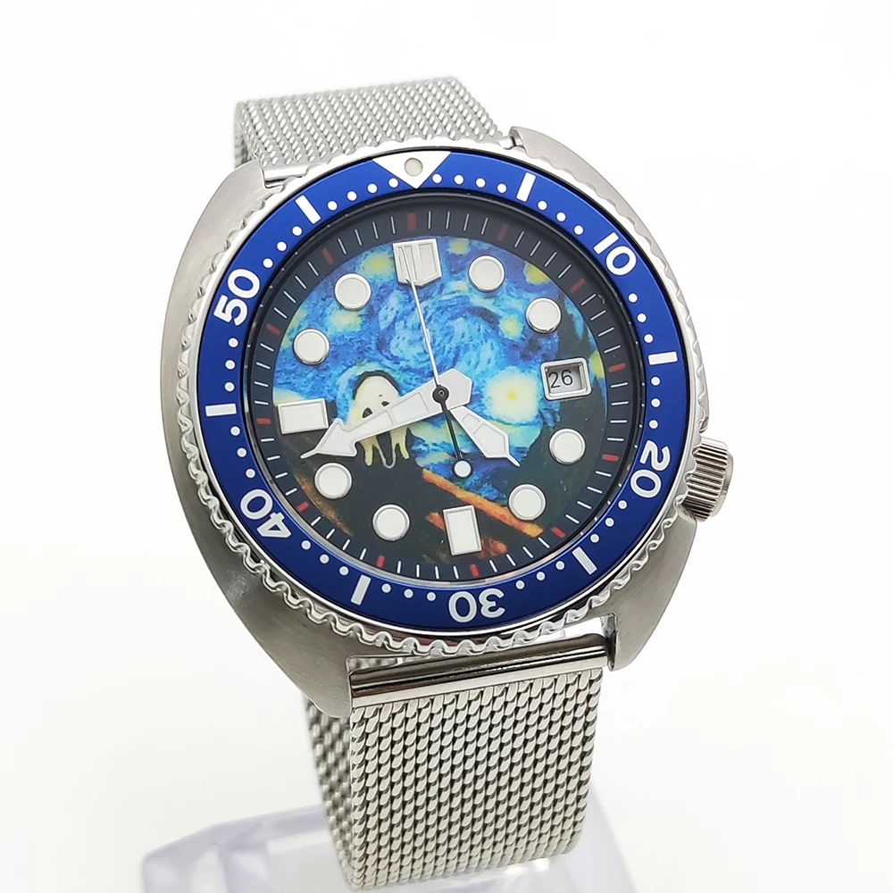 Nuevo reloj mecánico automático de negocios para hombre, movimiento NH35, esfera estéril luminosa superbrillante, reloj resistente al agua de acero inoxidable