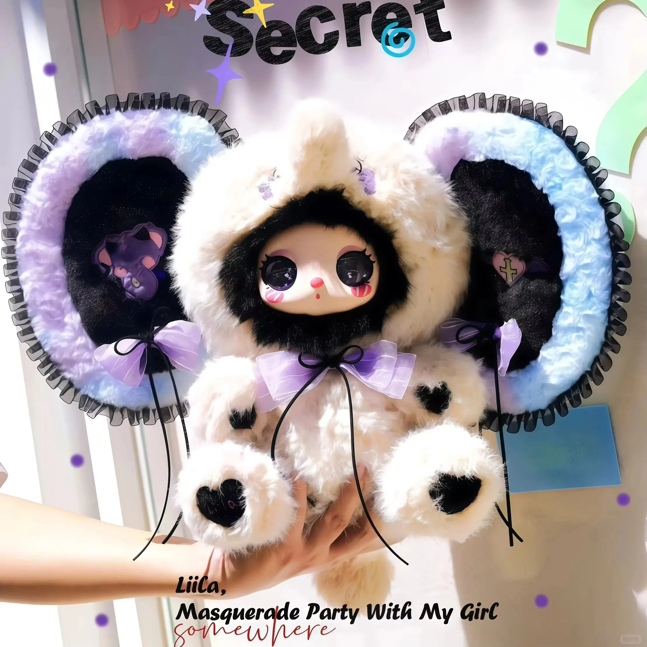 

Liila 600% V3 Маскарадная вечеринка Wite My Girl Series слепая коробка супер популярная виниловая плюшевая кукла Liila Рождественский подарок