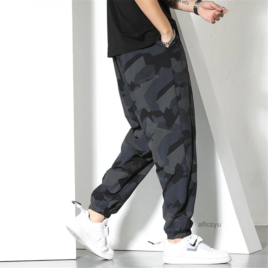 Camouflage Joggingbroek Heren Zomerbroek Plus Maat 6xl Mode Casual Camo Enkellange Broek Mannelijke Onderkant Groot Formaat 6xl