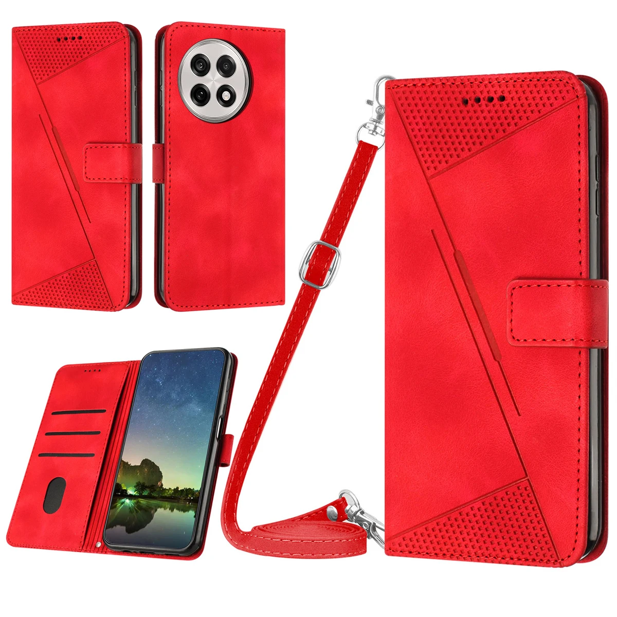 

Флип-кожаный чехол для телефона ITEL S25 Ultra A50 A50C A80 RS4 P65 4G P671L P55 Plus P661N Чехлы с плечевыми ремнями