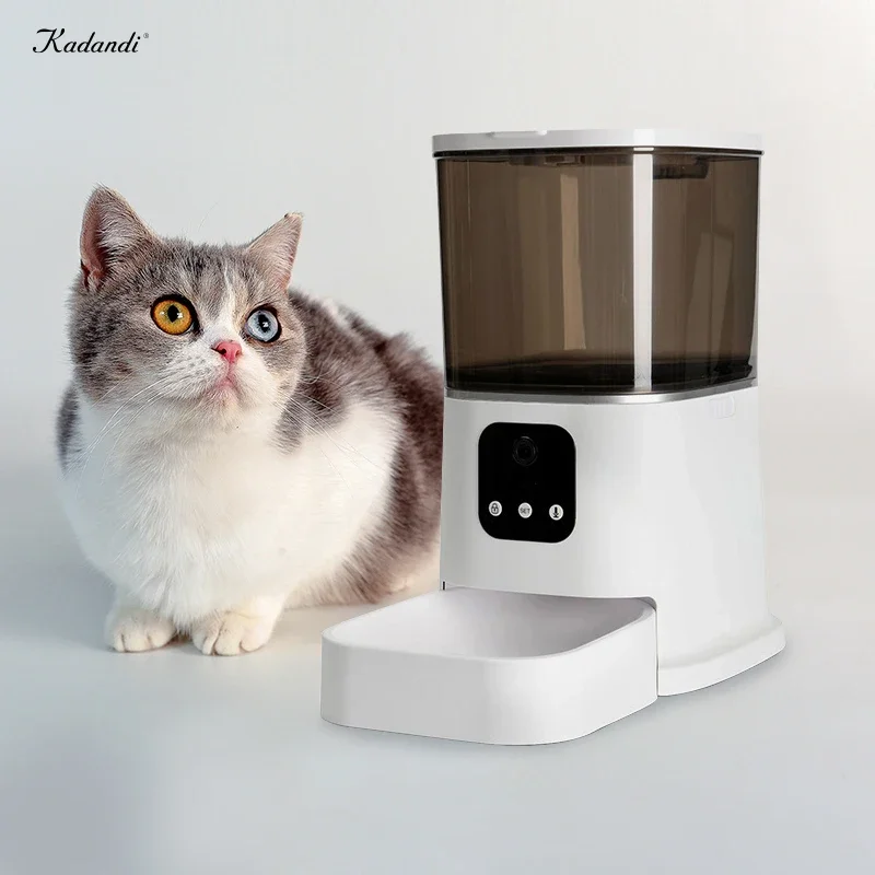 

Wifi mobile app smart pet feeder with camera voice record smart pet feeder automatic smart feeder