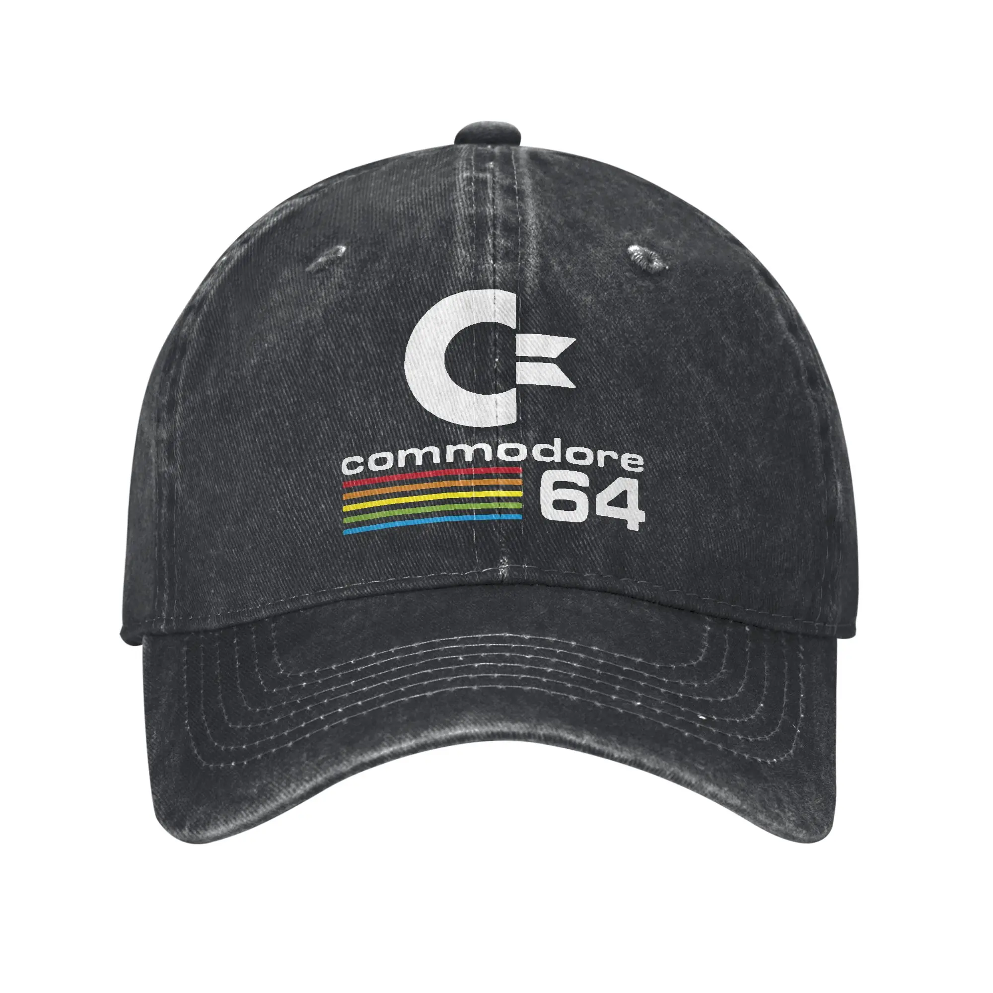 Commodore 64 Unisex Baseball Caps  Distressed Denim Hats Cap Casual Outdoor Summer  Unstructured Soft Sun Cap
