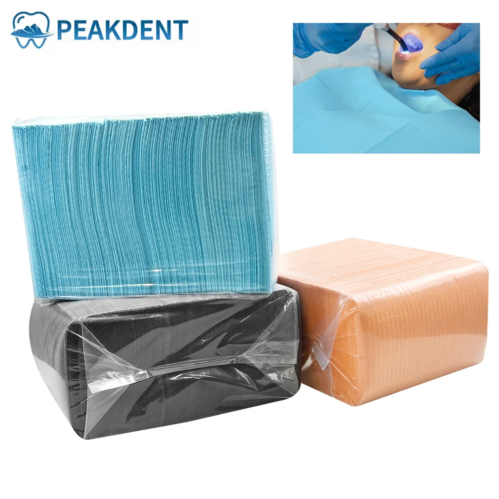 

125pcs Disposable Waterproof Tattoo Clean Pad Medical Paper Clean Protection Pad Dental Napkins Chest Towel Dentistry Material