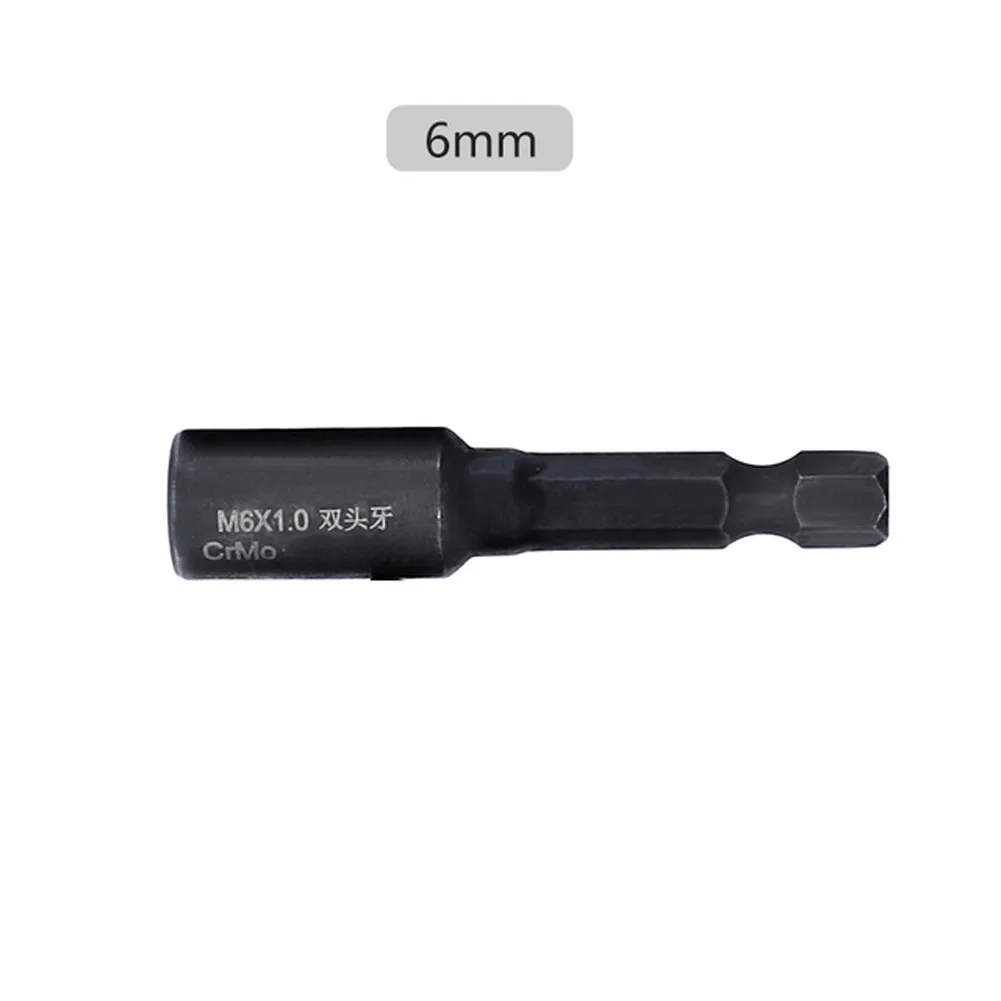 Insert Nuts 1 4 Inch Hex Shank 1 4 Inch Hex Shank Cr-Mo Self Tapping Chrome Vanadium Steel DIY Supplies ELECTRICAL