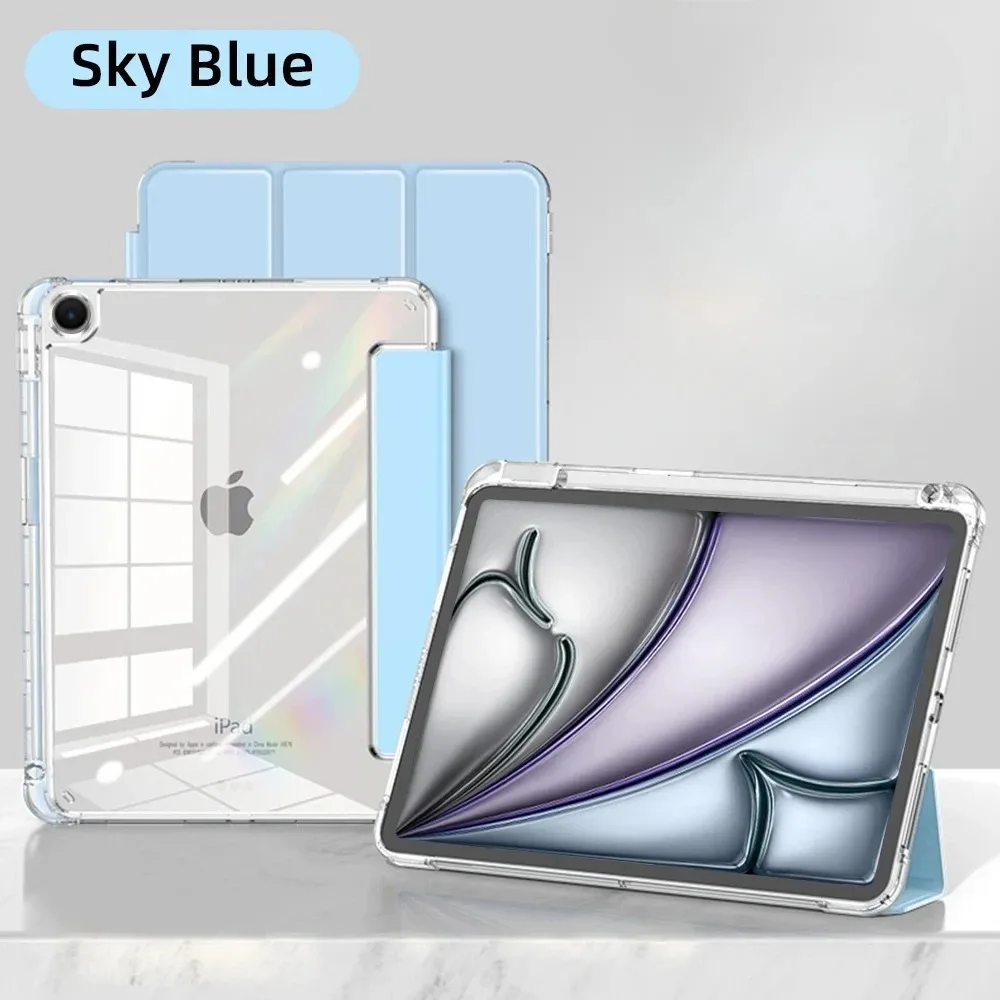 

Прозрачный чехол для iPad Air 2024 11 дюймов 13 дюймов M2 Pro 13 дюймов 11 дюймов M4 iPad 10-го поколения 10,9 Air 4/5 iPad 7/8/9 10,2 5/6 9,7 дюйма