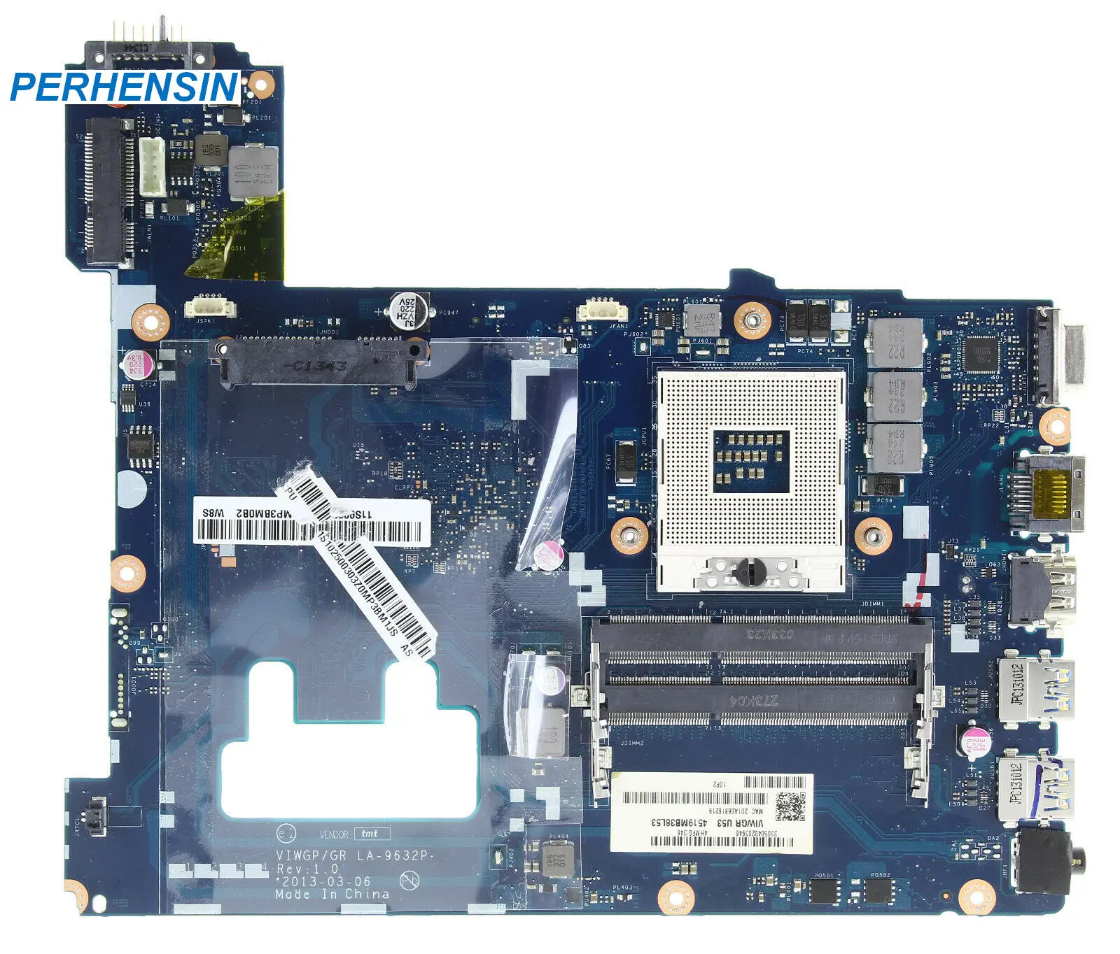 Para Lenovo IdeaPad G500 placa base LA-9632P rPGA989 HM76 90002834 90002835   100% funciona perfectamente