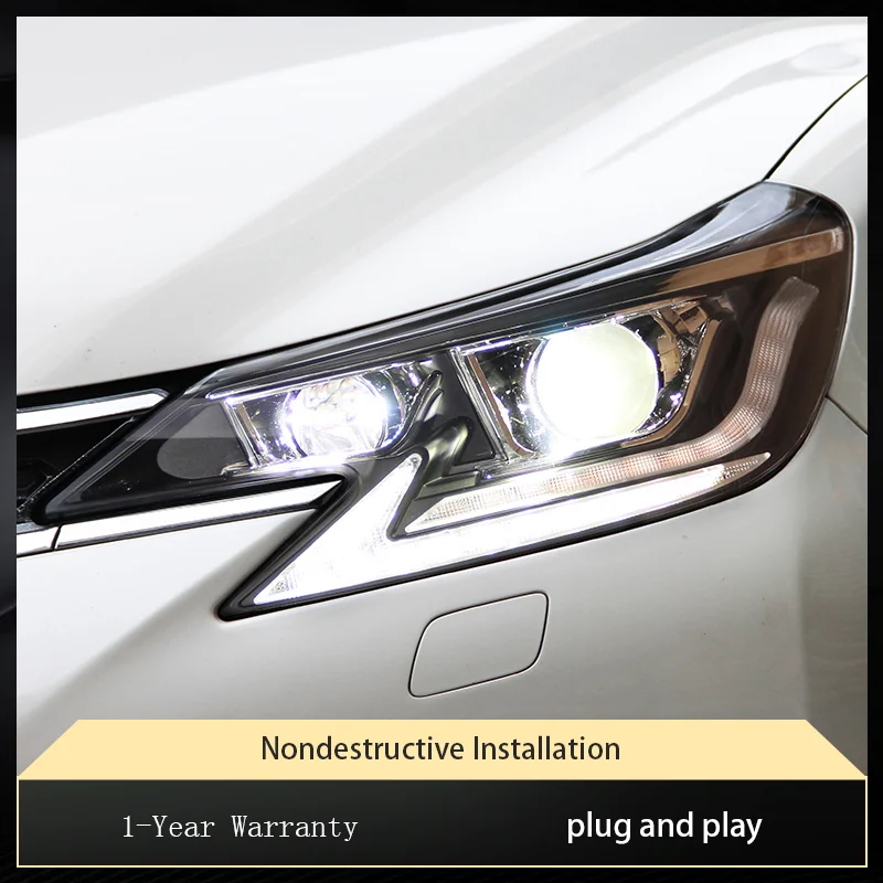 

Автомобильные фары для Toyota Mark X Reiz 2013-2019, светодиодная модная сборка, поворотники, фары, передние аксессуары
