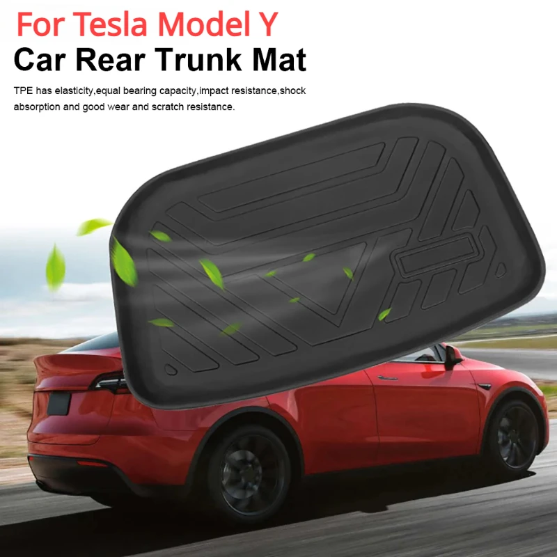 

Trunk Mat for Tesla Model Y Front Rear Frunk Trunk TPE Pad Waterproof Non-Slip Cargo Liners for Model Y Car Interior Accessories