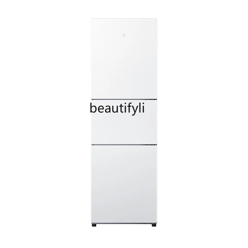 303L Three-Door Household Air Cooling Frostless Ultra-Thin Embedded Ice Maker Dormitory Small MIJIA Mini Refrigerator