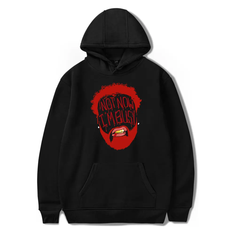 

Joyner Lucas Not Now I'm Busy Face Hoodie Sweatshirt Women Men Long Sleeve Fashion Unisex Pullover Clothes