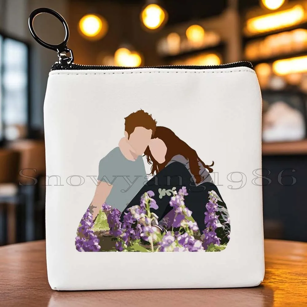 الفيلم الكلاسيكي The Twilight Saga إدوارد وبيلا في سن المراهقة وولف قماش محفظة نسائية للعملات المعدنية حقيبة تخزين حافظة للبطاقات محفظة سستة الحقيبة