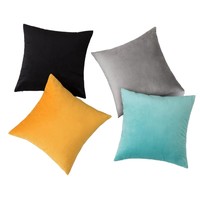 Dutch Velvet Waist Cushion Cover Ultra Soft Plush Pillowcase Decorative Pillow For Sofa 30x50cm 40x40cm 45x45cm 50x50cm 60x60cm