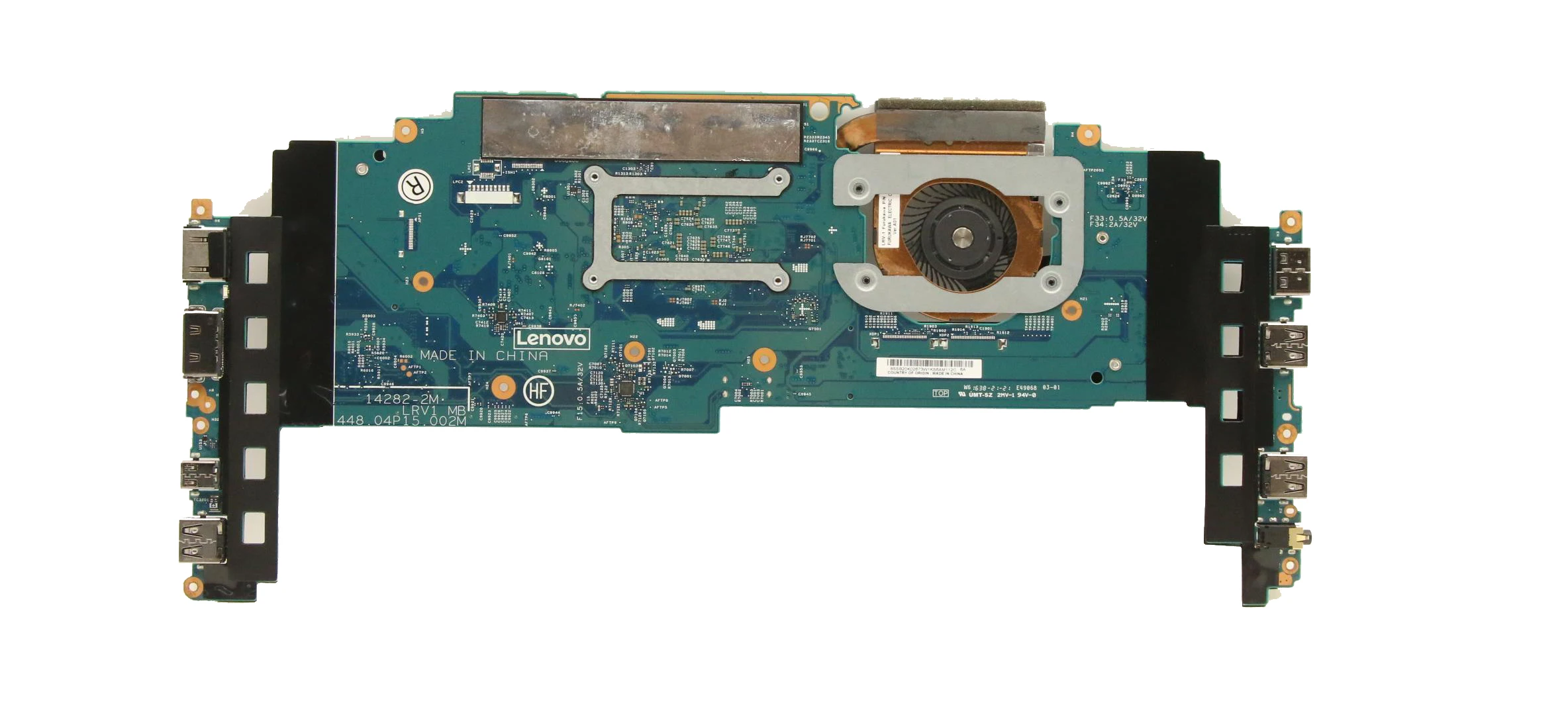 00JT811 For ThinkPad X1 Yoga 1st X1 Carbon 4th Gen  Laptop Motherboard i7-6600U VPRO16G