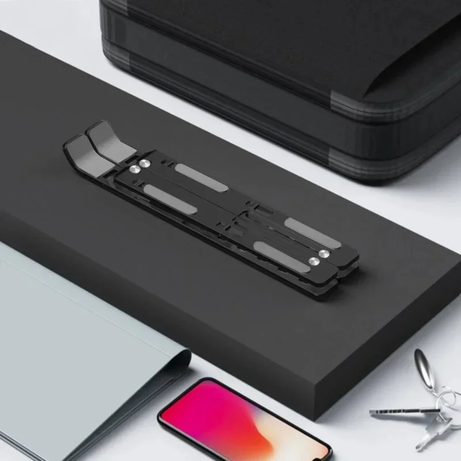 Portable Desktop Laptop Tablet Phone Holder Stand Foldable Desk Lazy Bracket For iPhone 16 15 iPad Macbook Mobile Phone Notebook