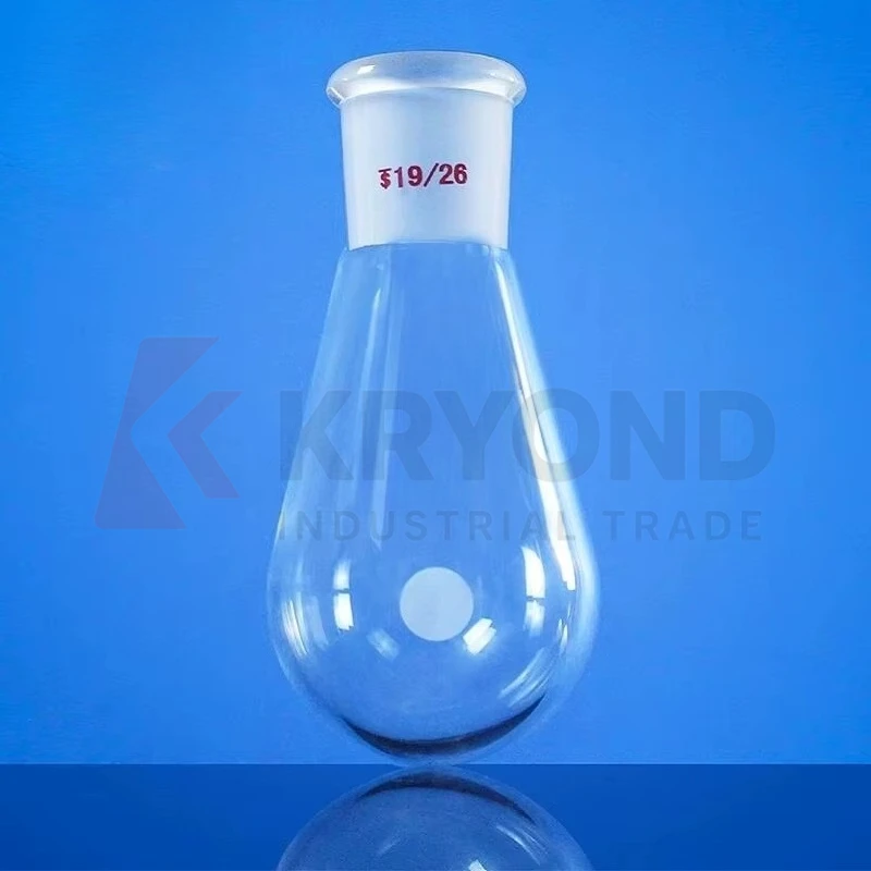 Eggplant Shaped Flask Thick Walled Handmade Mold Blown Borosilicate Glass 5mL-100mL LH-12 Original Product
