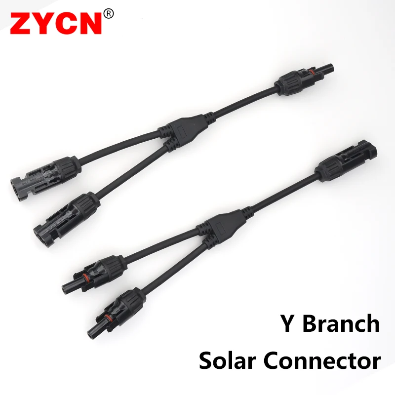 

2Y 3Y 4Y IP68 PV Connector Solar Y Paralle 1000V 30A Male Female Mouted APanel Waterproof For Cable 2.5~6.0mm Sq Photovoltaic