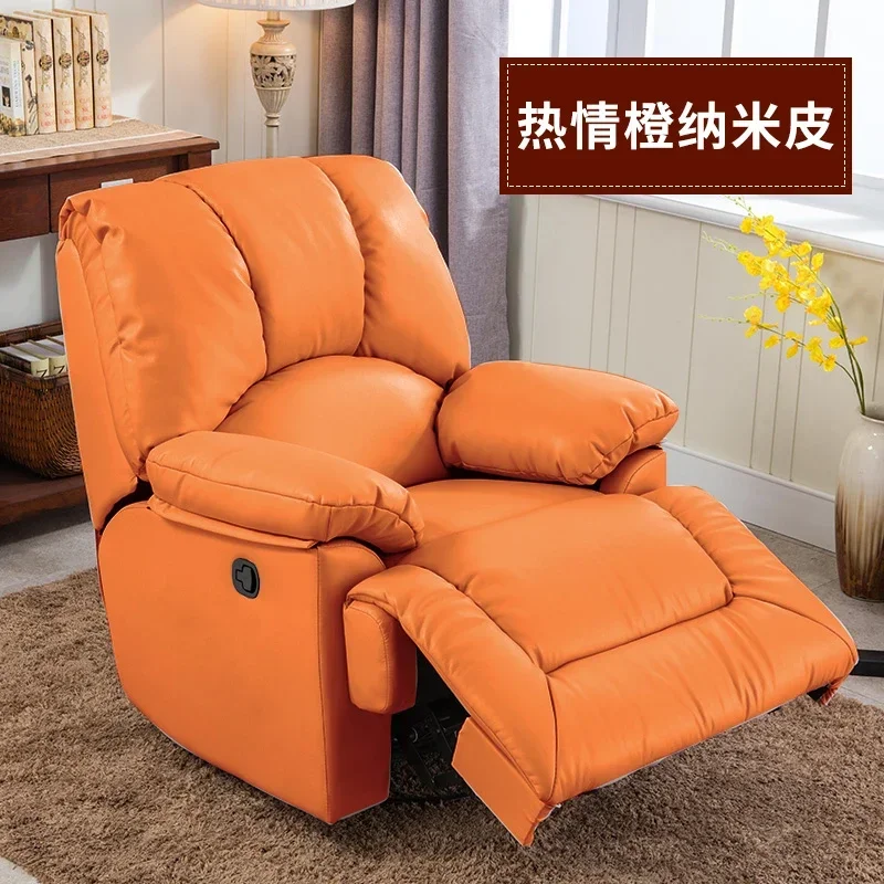 First class space capsule sofa chair single fabric leather multifunctional electric cinema couch