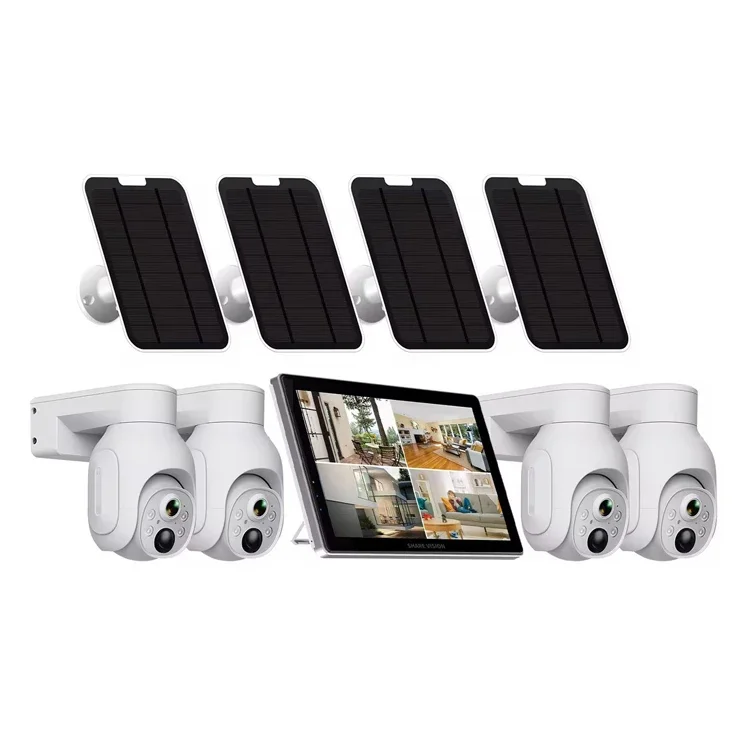 

YYHC-Wireless Security CCTV Camera Kit Automatic Wifi 10.1 inch security camera system