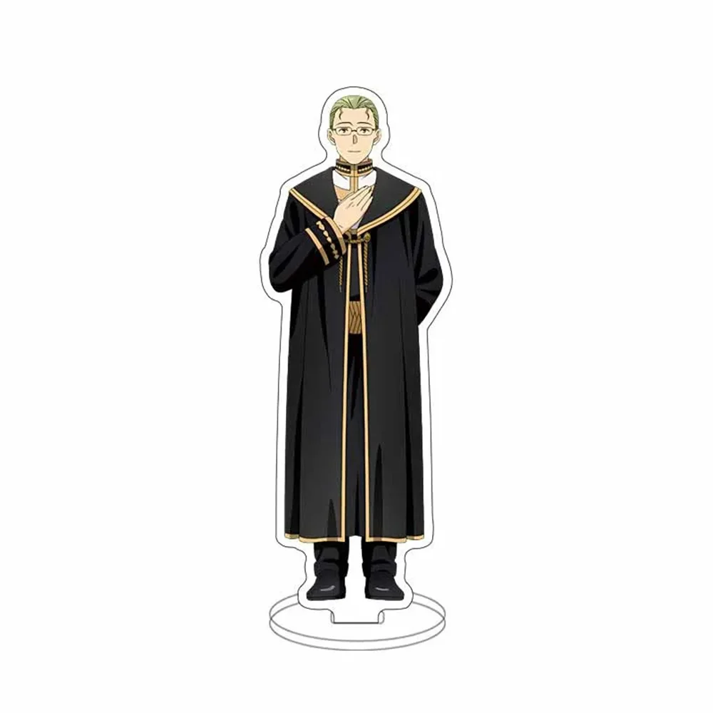 Anime Frieren: Beyond Journey's End Frieren at the Funeral Cosplay Figure Acrylic Stand Model Plate Desk Decor Kids Toys Gift