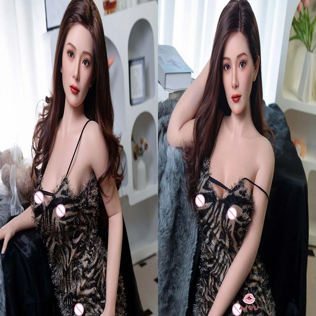 Beautiful and sexy sex doll /silicone head + TPE body /three-in-one love doll oral, vaginal, anal sex adult real masturbation de