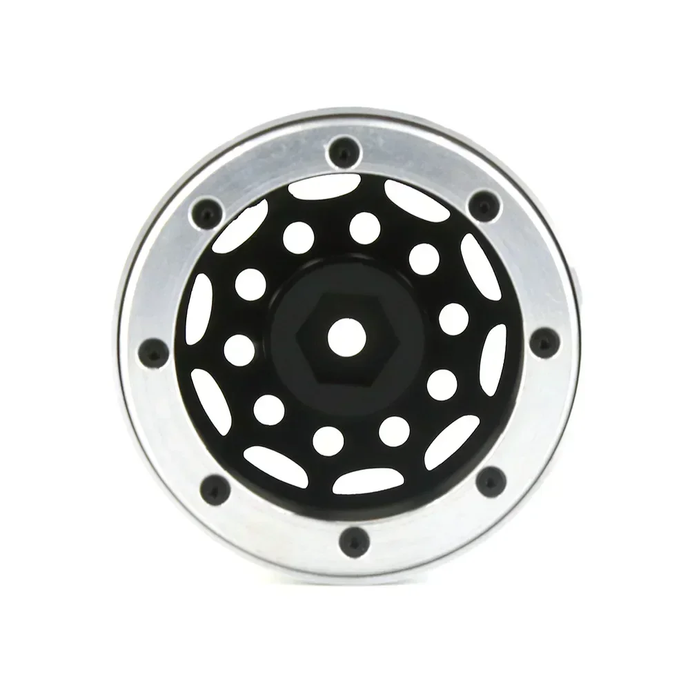 2.2인치 메탈 비드락 휠 림 12-스포크 RC 크롤러 카 트렉스 TRX4 TRX6 액시얼 SCX10 90046 RR10 레이스용