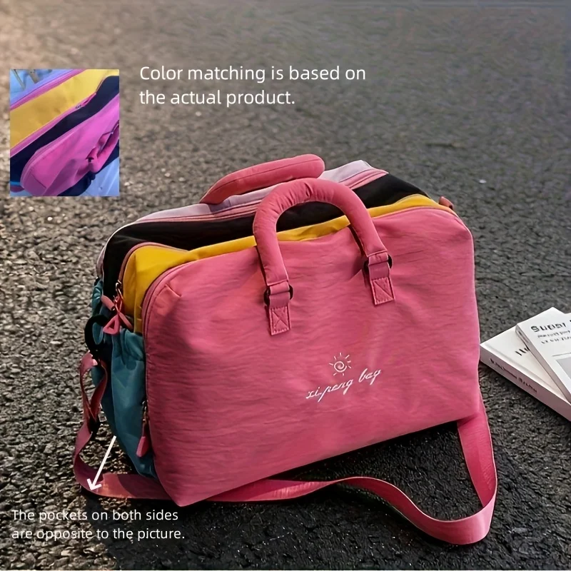 

Japanese-style Relaxed Travel Luggage Bag, Stylish Shoulder Bag for Short Trips and Business Trips, Large Capacity