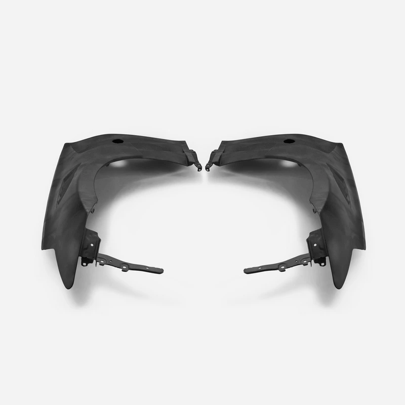 مناسبة لنيسان 09 فصاعدا 370Z Z34 EPA نمط الألياف الزجاجية الجبهة الحاجز #1