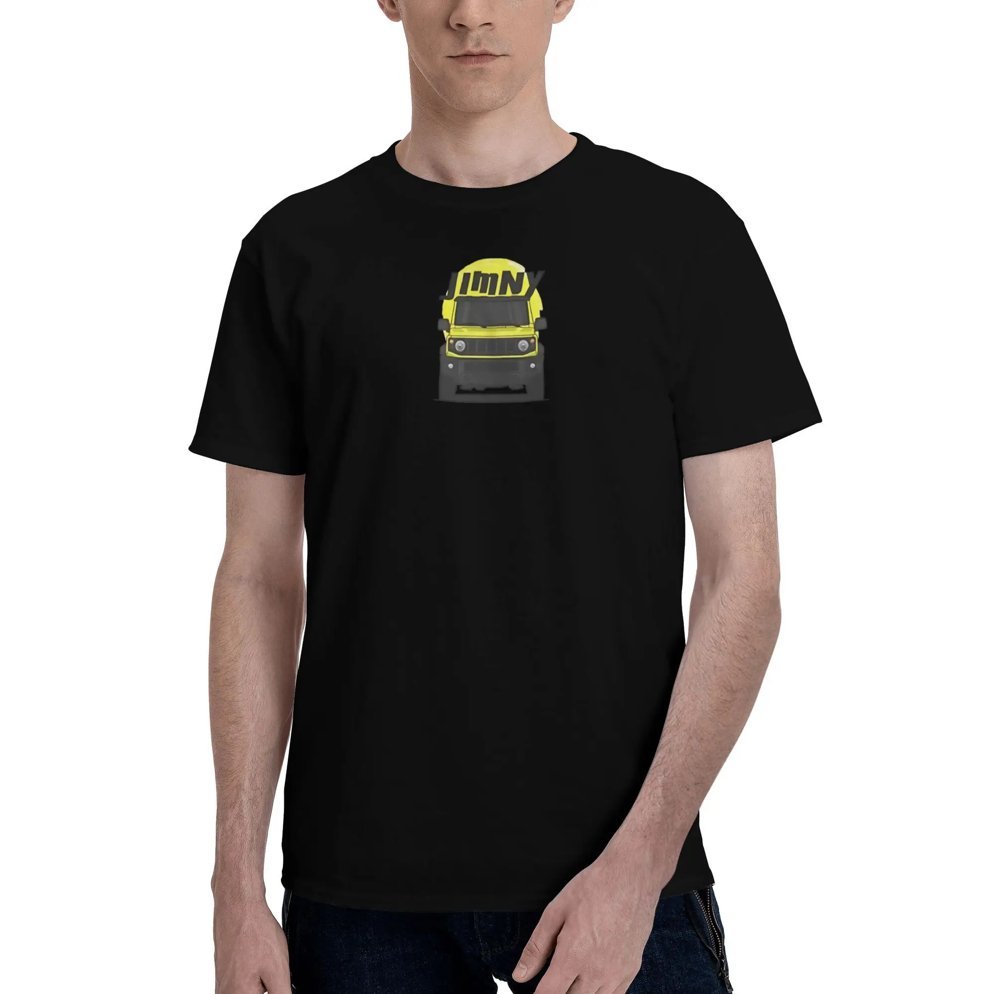 

New 2025 yaer Jimny Off road Vehicle Branding t shirt men sleeve shirt